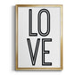 Bold Love II - Modern Framed Canvas Print