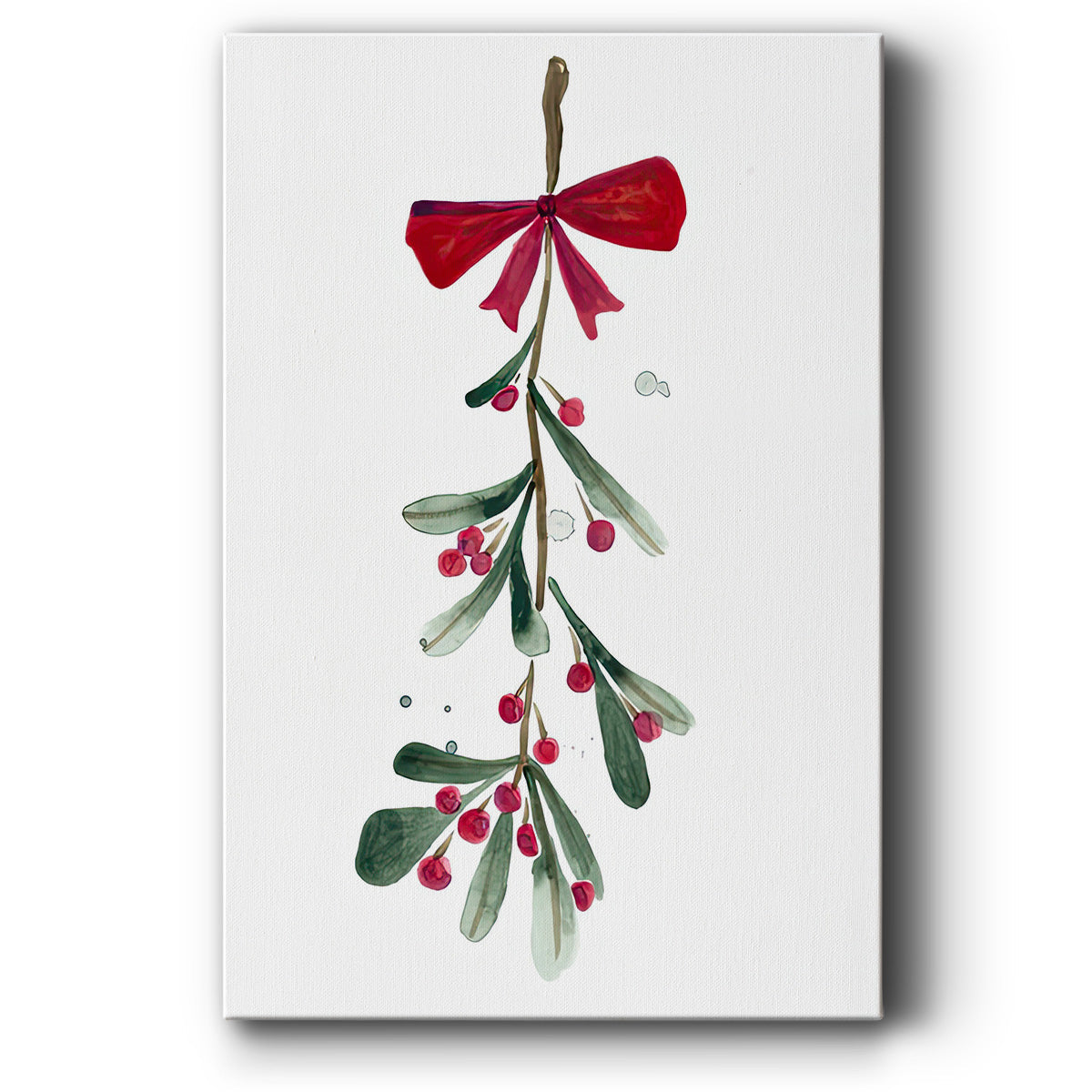 Warm Winter Wishes VI - Gallery Wrapped Canvas