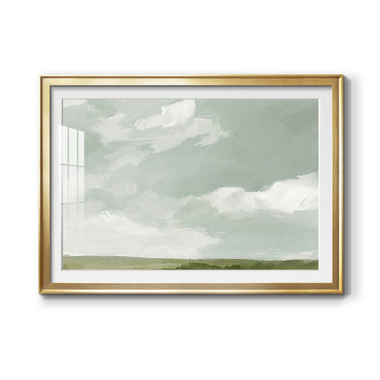 Gray Stone Sky II Premium Framed Print - Ready to Hang