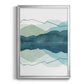 Icicle Range II - Modern Framed Canvas Print