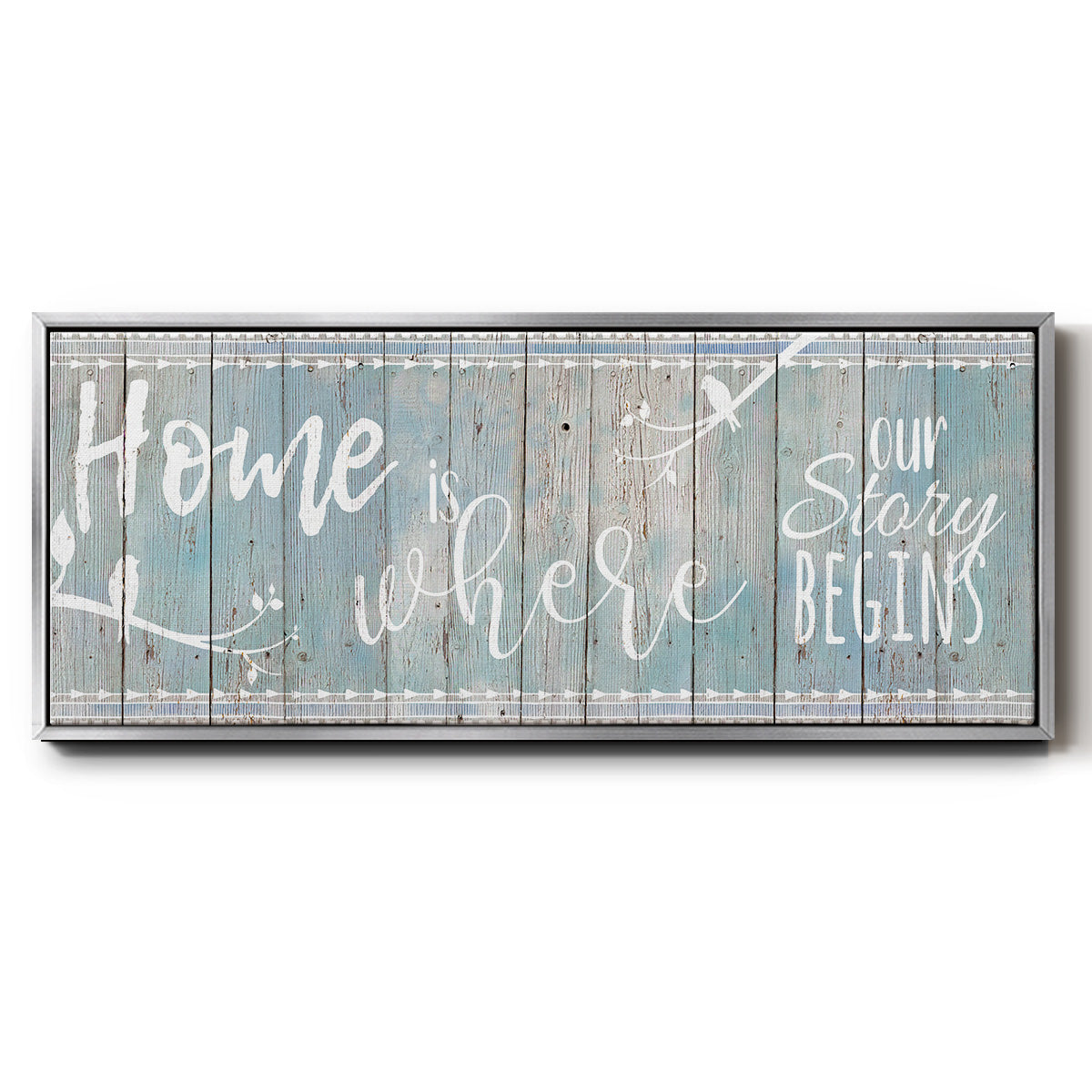 Home Story - Floater Framed Canvas Print