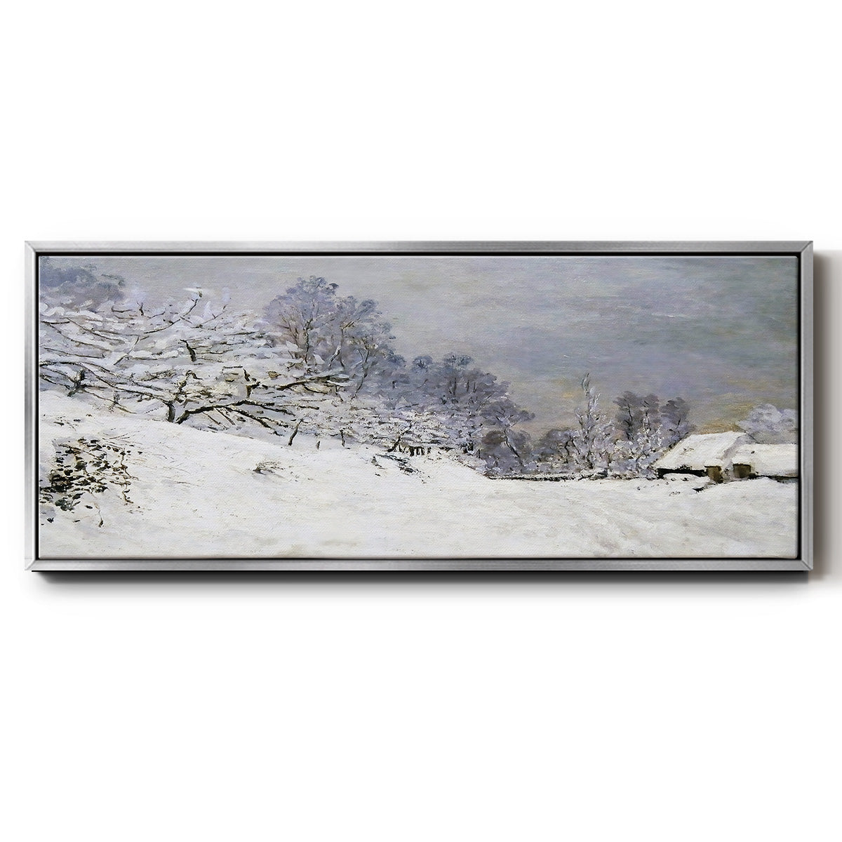 The Road in Front of Saint - Floater Framed Canvas Print