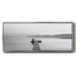 Black & White Water Panel XII - Floater Framed Canvas Print