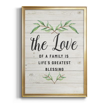 Love of a Family - Modern Framed Canvas Print