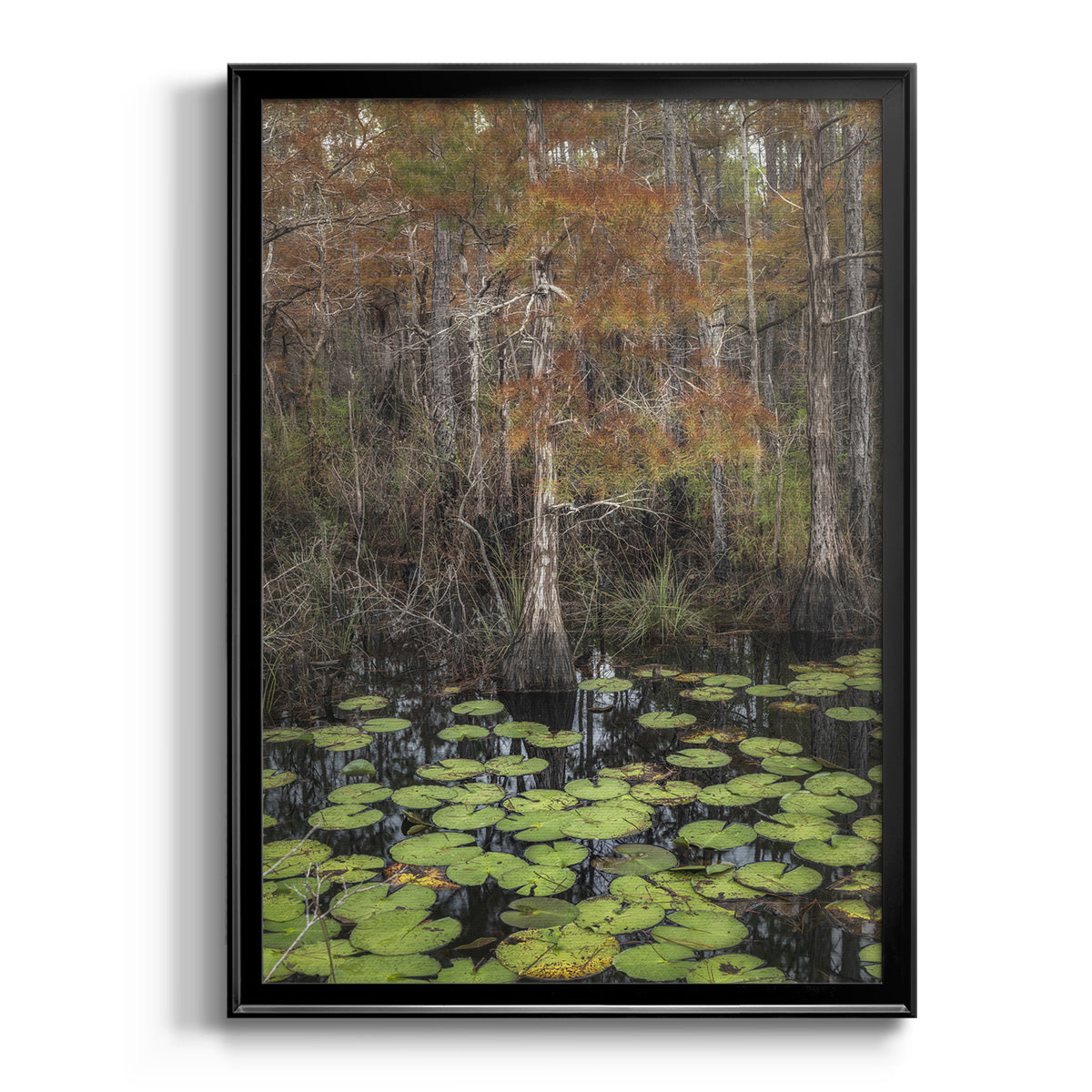 Black Water I - Modern Framed Canvas Print