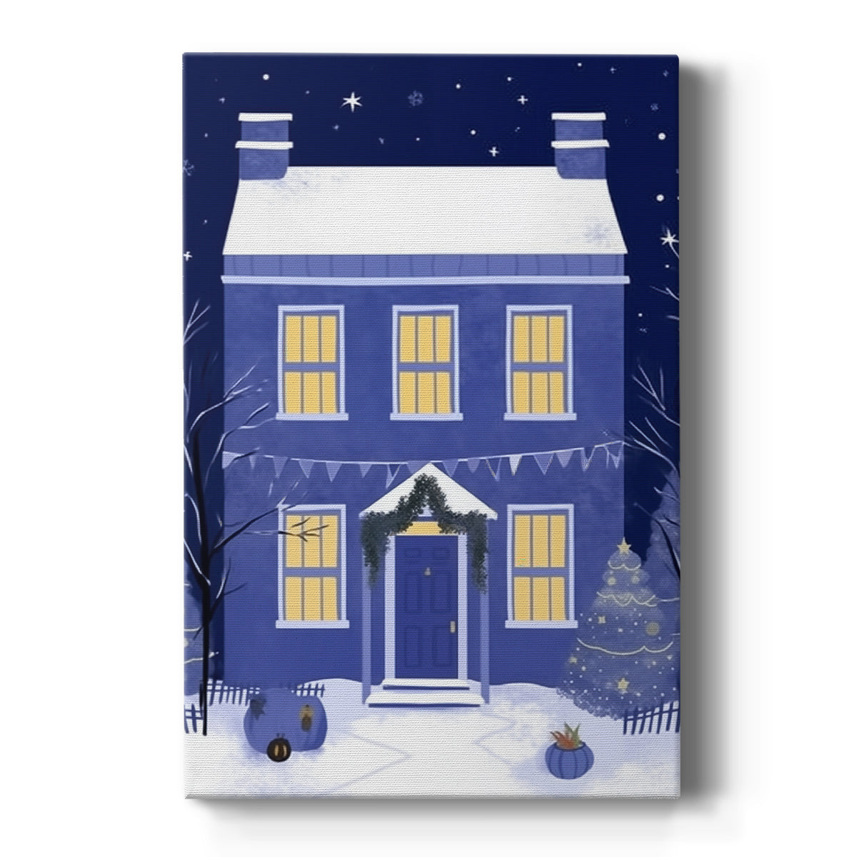 Cobalt Whisper - Canvas Art Print