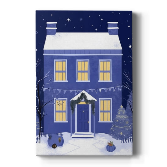 Cobalt Whisper - Canvas Art Print