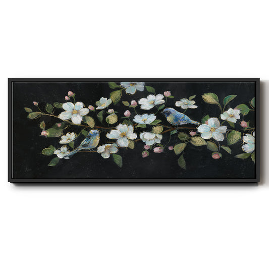 Evening Duet - Floater Framed Canvas Print