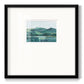 Green Grey Mountains II - Double Matboard Framed Print