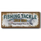 Fishing Tackle - Floater Framed Canvas Print