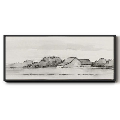 Wyeth Barn II - Floater Framed Canvas Print