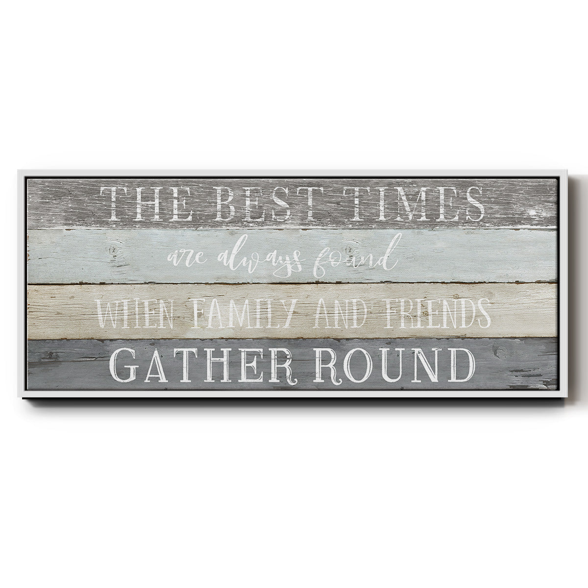 Best Times - Floater Framed Canvas Print