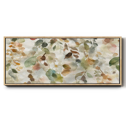 Fall Cascade - Floater Framed Canvas Print