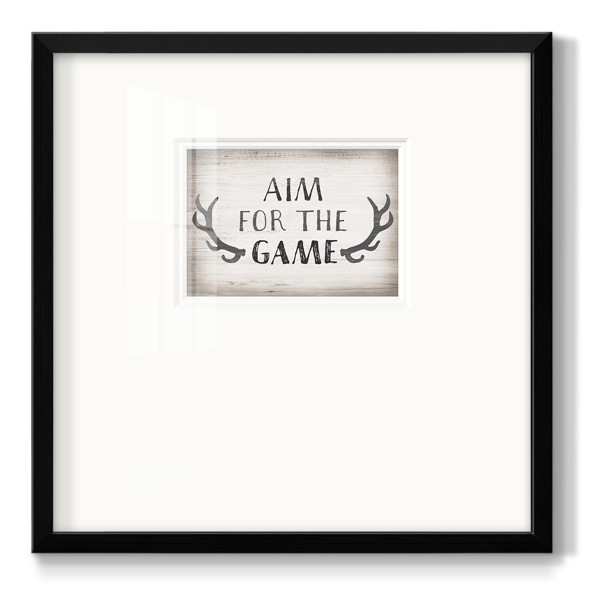 Aim Game - Double Matboard Framed Print