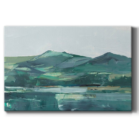 Green Grey Mountains II - Canvas Art Print