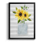 Sunflower Perfume I - Modern Framed Canvas Print