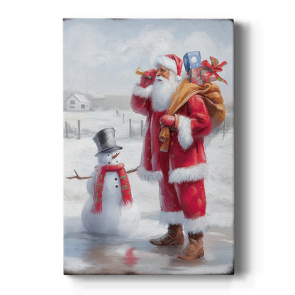 Silver Carol of Cathedral - Canvas Art Print