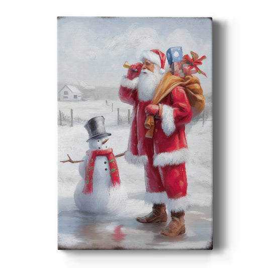 Silver Carol of Cathedral - Canvas Art Print