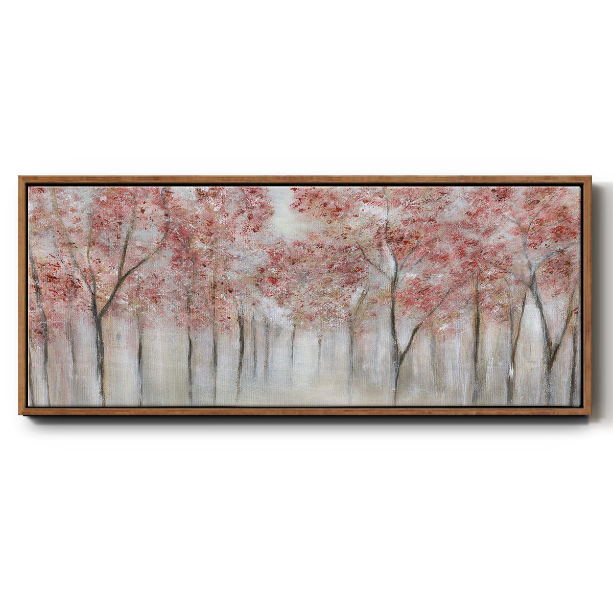 Blushing Spring - Floater Framed Canvas Print