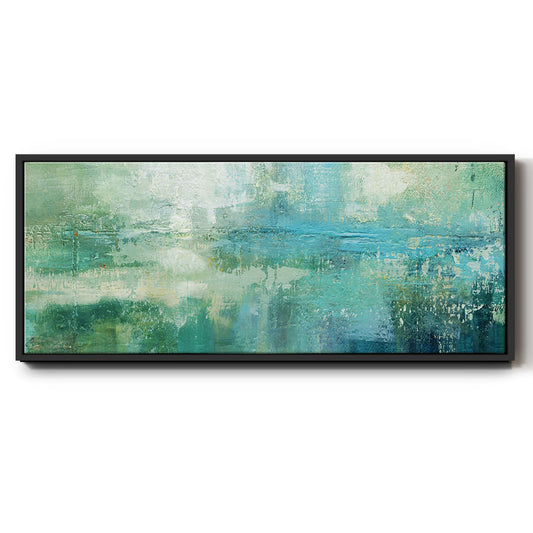 Lily Lake - Floater Framed Canvas Print