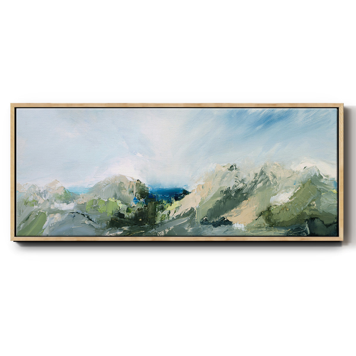 Nature's Peace II - Floater Framed Canvas Print