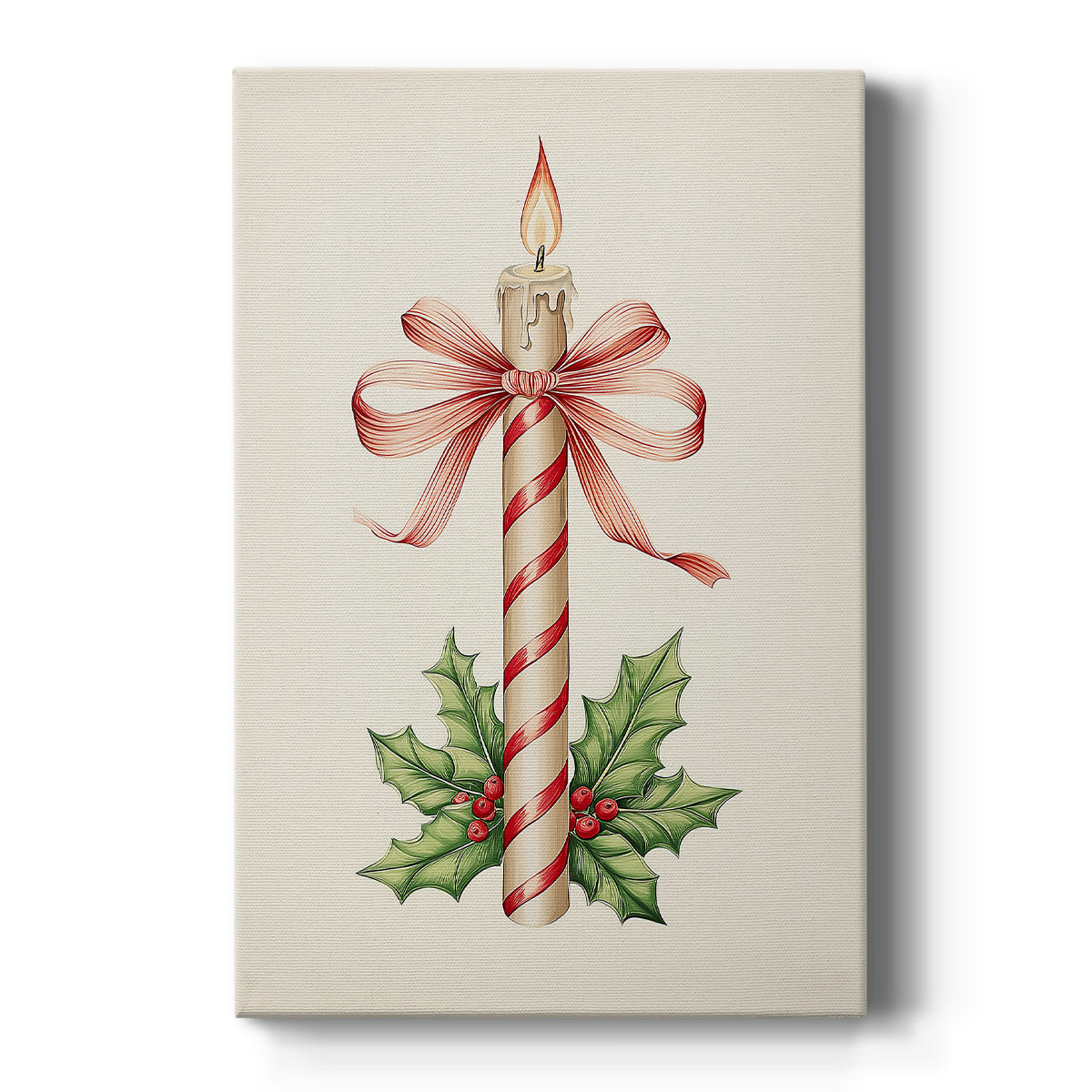 Gilded Nativity Square - Canvas Art Print