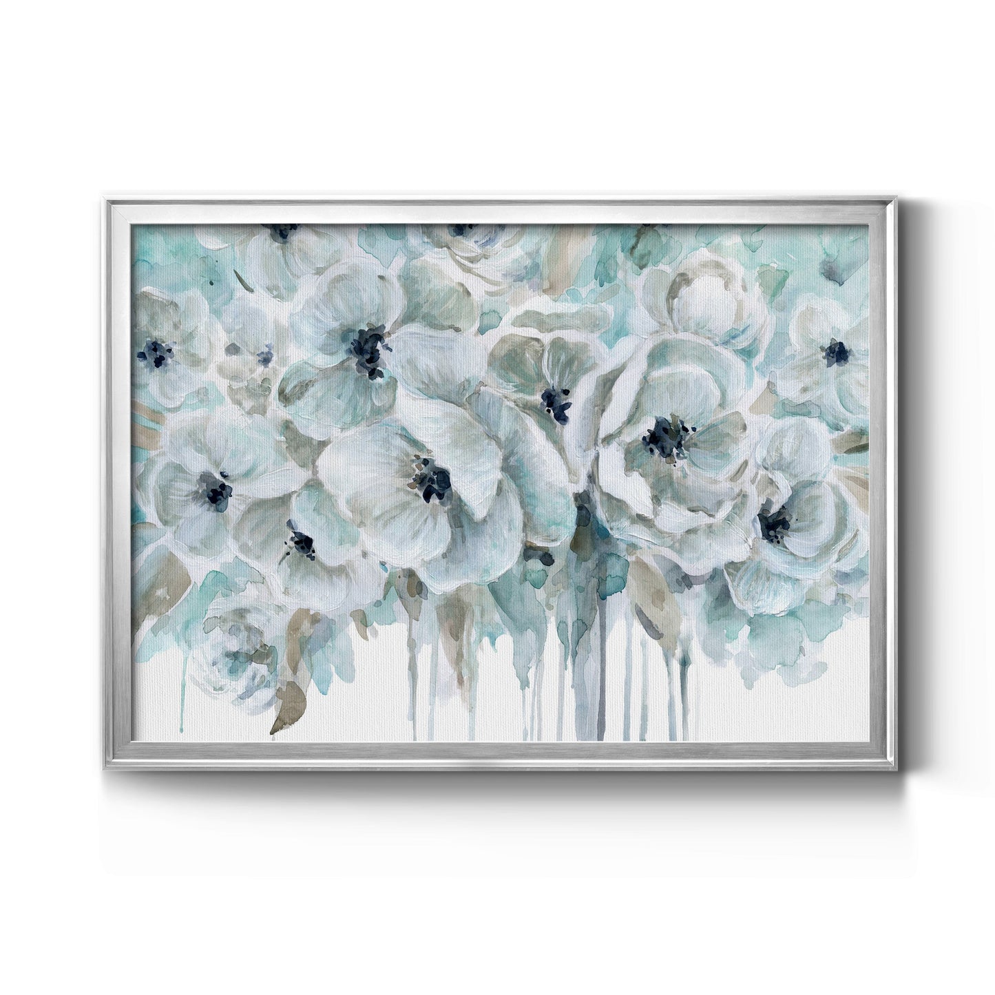 Teal Harmony II Premium Classic Framed Canvas - Ready to Hang