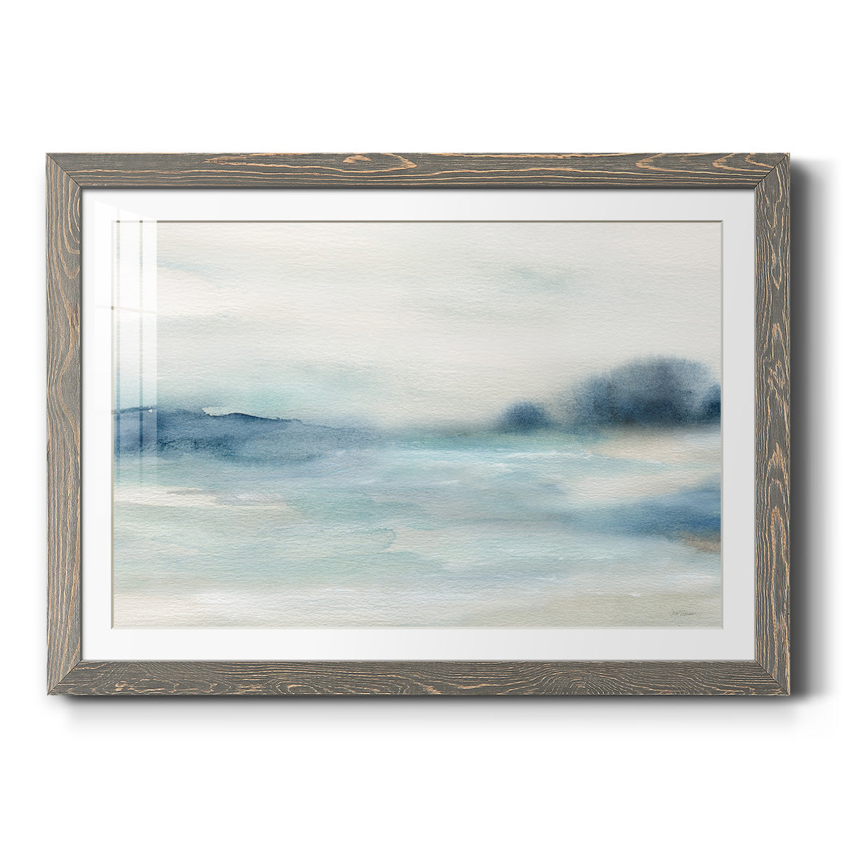 Simply Soft Morning - Barnwood Framed Art Print