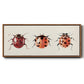 Ladybug Display I - Floater Framed Canvas Print