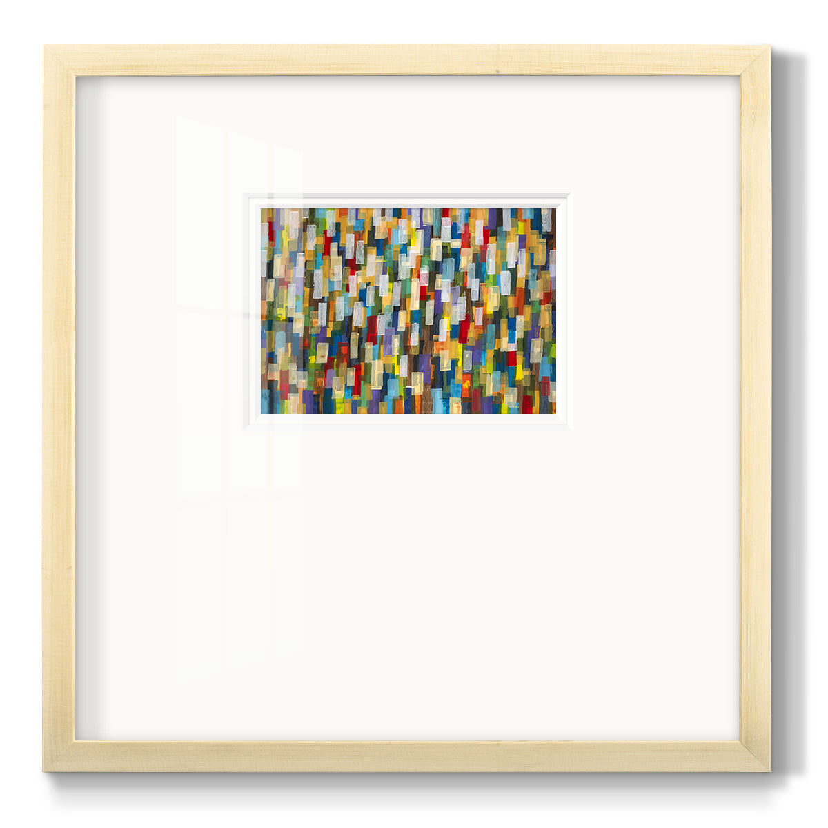 Confetti II - Double Matboard Framed Print