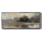 Misty Pond - Floater Framed Canvas Print