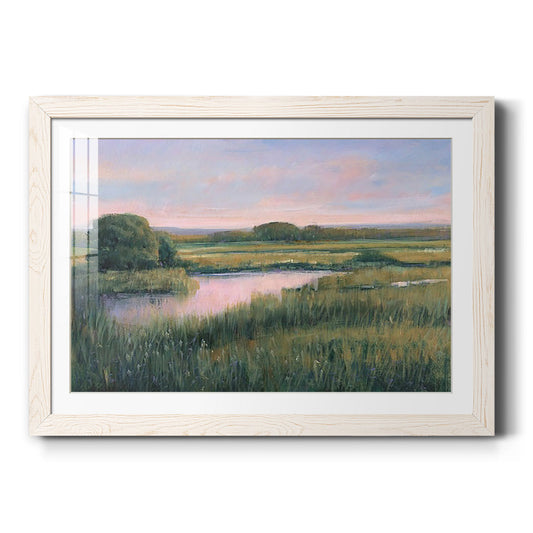 Spring Marsh I - Barnwood Framed Art Print