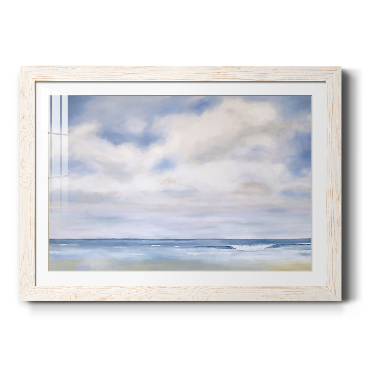 The Wave - Barnwood Framed Art Print