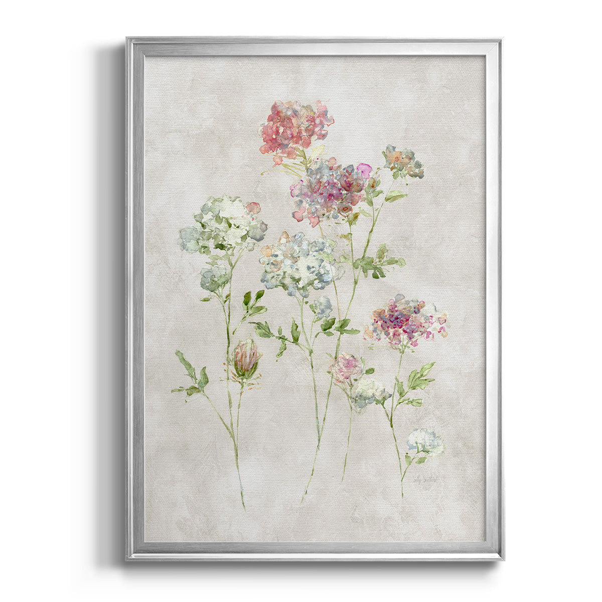 Soft Lace I - Modern Framed Canvas Print