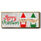 Christmas Elf Couple - Floater Framed Canvas Print