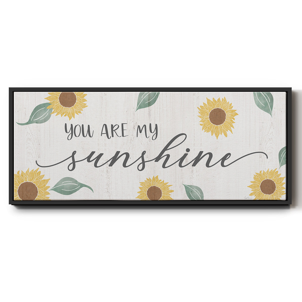 You Are My Sunshine - Floater Framed Canvas Print