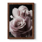 Rose Noir II - Premium Canvas Framed in Barnwood - Ready to Hang