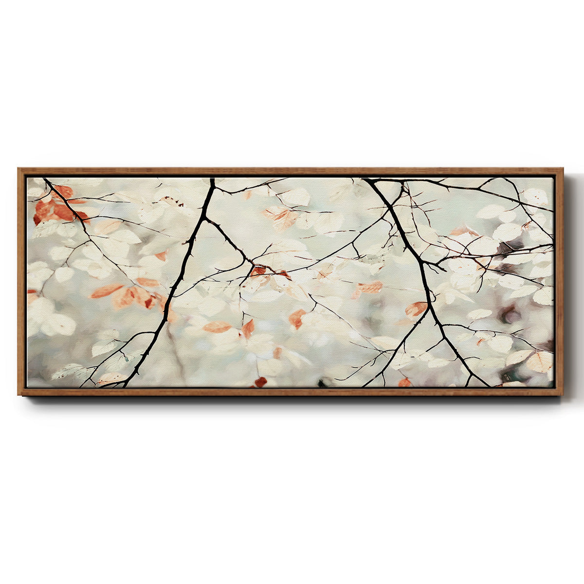 Simplicity - Floater Framed Canvas Print