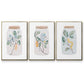 Muted Spring Arrangement I - Floater Framed Canvas Set