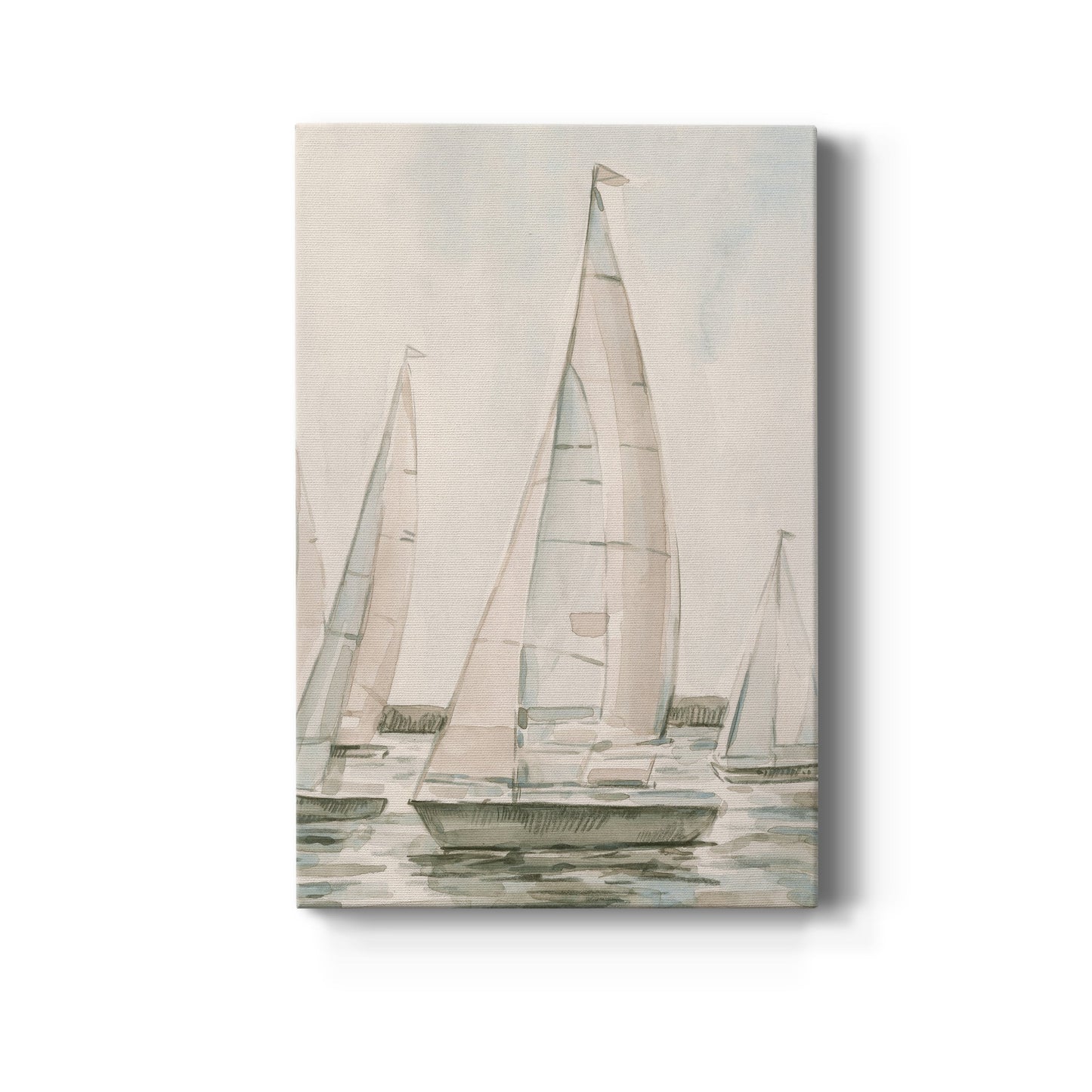 Sail Scribble I Premium Gallery Wrapped Canvas - Ready to Hang