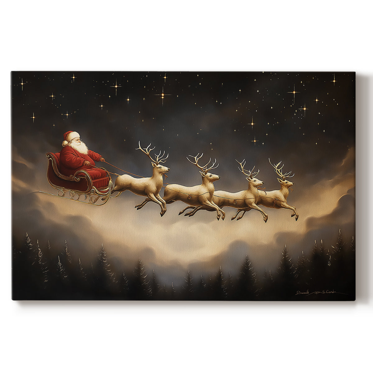 Candlelit Blessing - Canvas Art Print