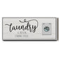 Never Ending Laundry - Floater Framed Canvas Print