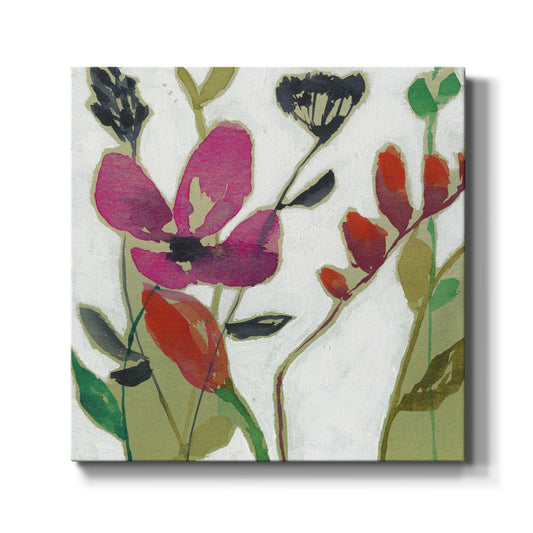 Vivid Flowers I - Canvas Art Print