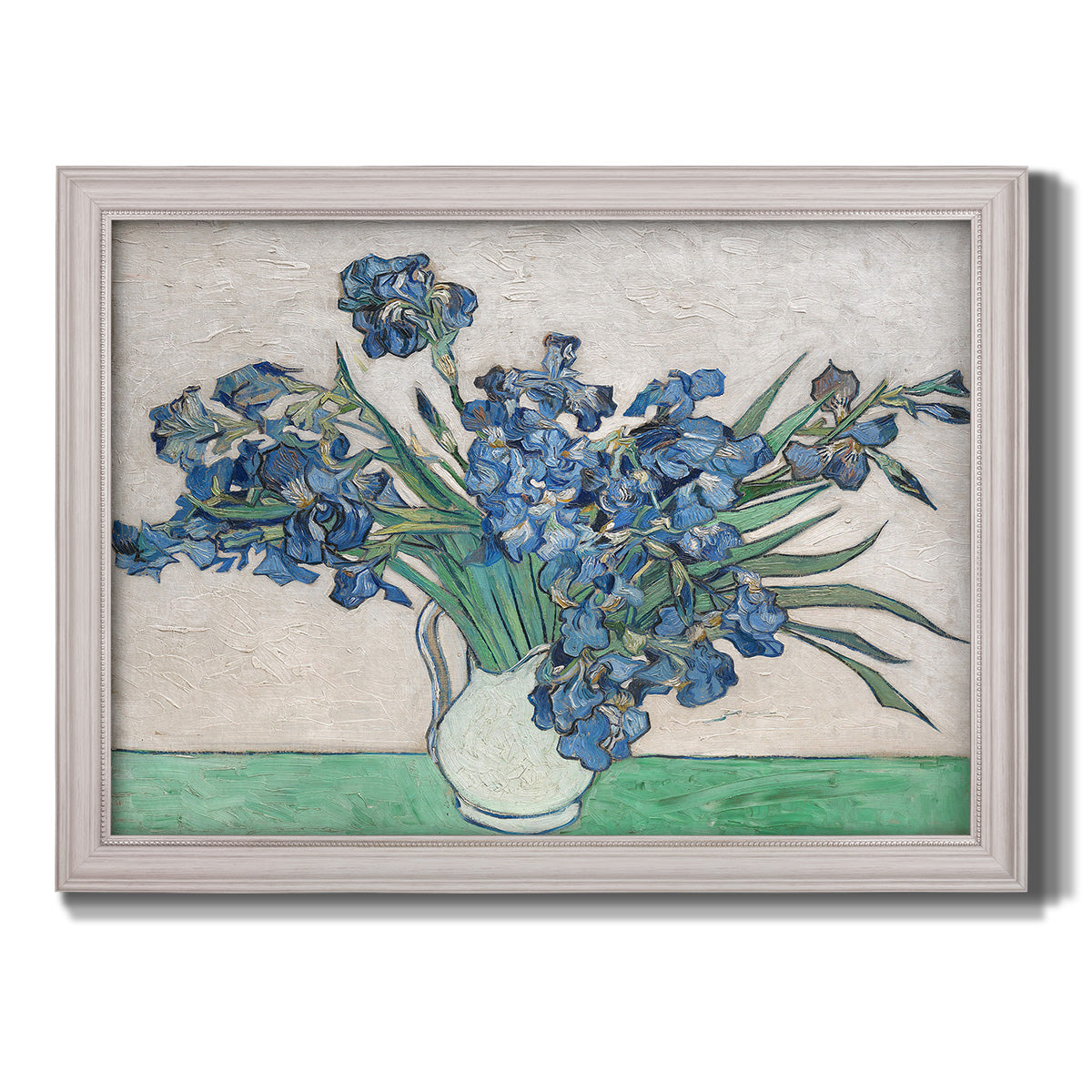 Irises II - Ornate Framed Canvas Print
