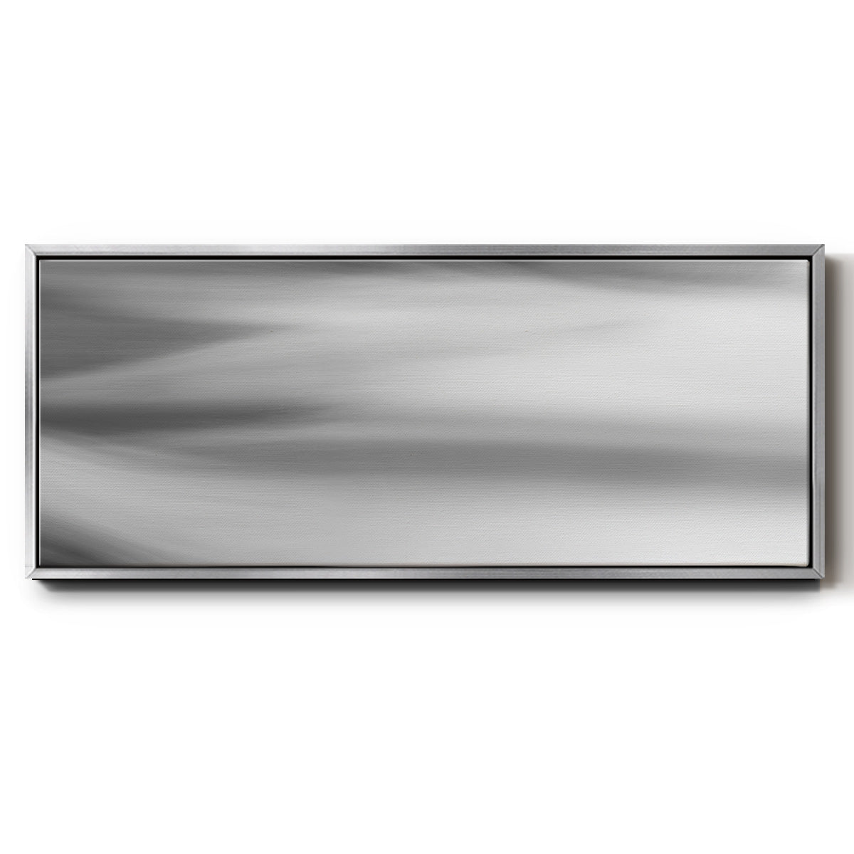 Black & White Water Panel VII - Floater Framed Canvas Print