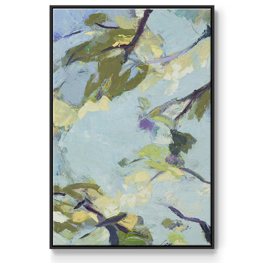 Aqua Sky - Floater Framed Canvas Print