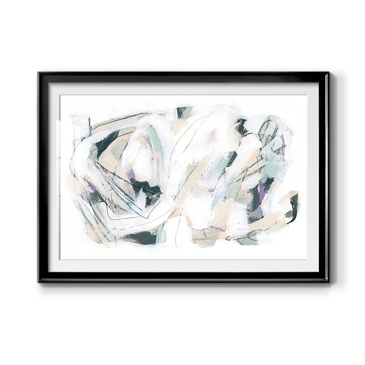Arctic Helix II - Modern Framed Art Print