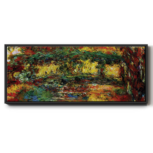 The Japanese Bridge, 1922 - Floater Framed Canvas Print