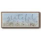 Bloomin Around Grateful - Floater Framed Canvas Print