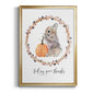 Harvest Home Bunny - Modern Framed Canvas Print